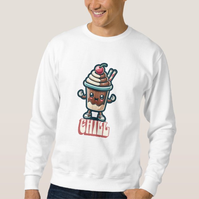 Chill Chocolate Milkshake Pub Sweatshirt (Vorderseite)