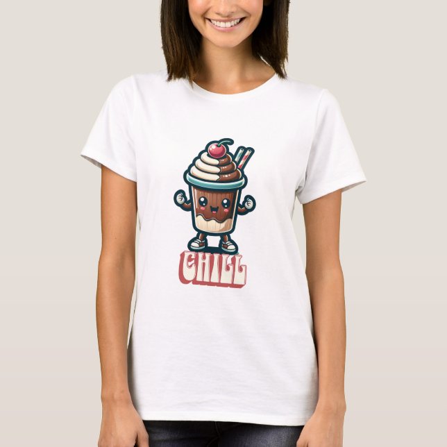 Chill Chocolate Milkshake Pub T-Shirt (Vorderseite)