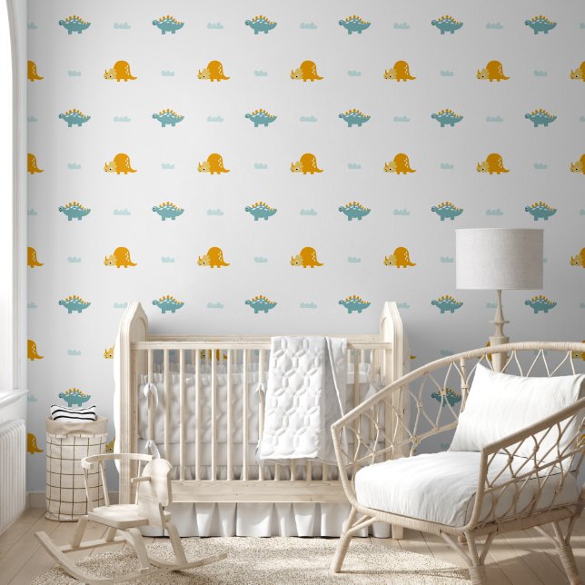 "Chill Cloud Dinosaur" Tapete (Kinder)