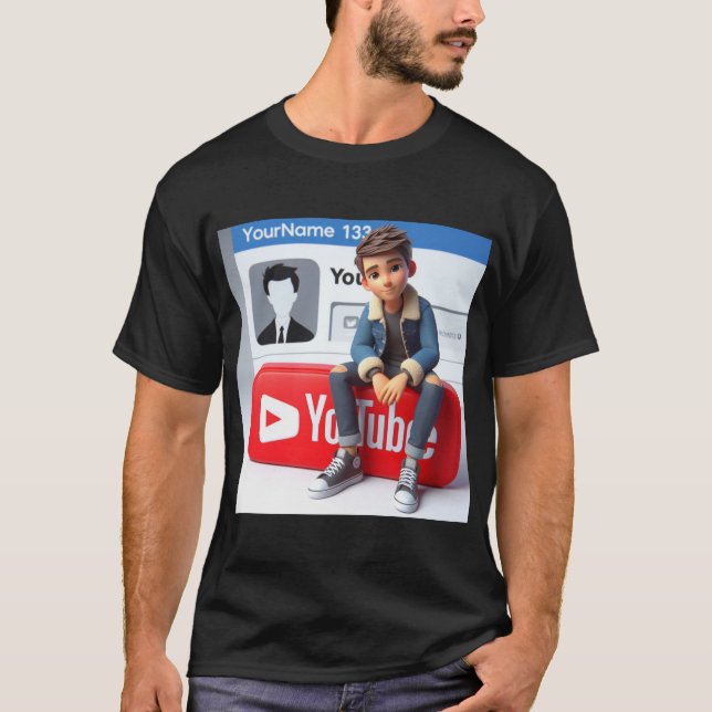 Chill & Create T-Shirt: YouTube Edition T Shirt (Vorderseite)