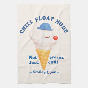 Chill Float Modus: Nicht nur Cream Dog Eiscreme Geschirrtuch