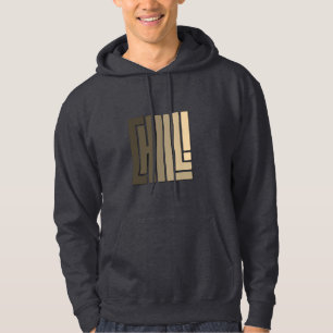 Chill - Funky Vintage auf Grey Edition Hoodie
