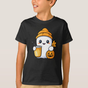 Chill Ghost Warme Kaffee Gemüter Fall T-Shirt