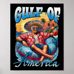 Chill Gruß aus dem Golf von Amerika Patrio Poster