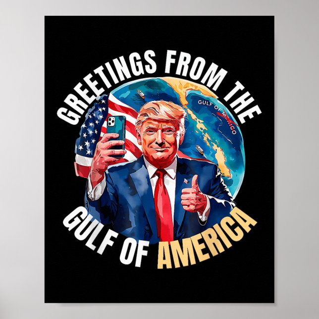 Chill Gruß aus dem Golf von Amerika Poster (Vorne)