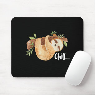 Chill Hängender Faultier-Wildtier-Tierliebhaber-Zo Mousepad