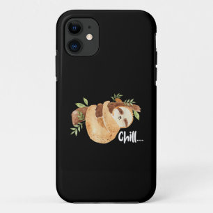 Chill Hängender Faultier-Wildtierliebhaber Zooaufs Case-Mate iPhone Hülle
