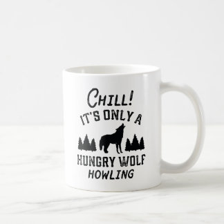 Chill Hungry Wolf Kaffeetasse