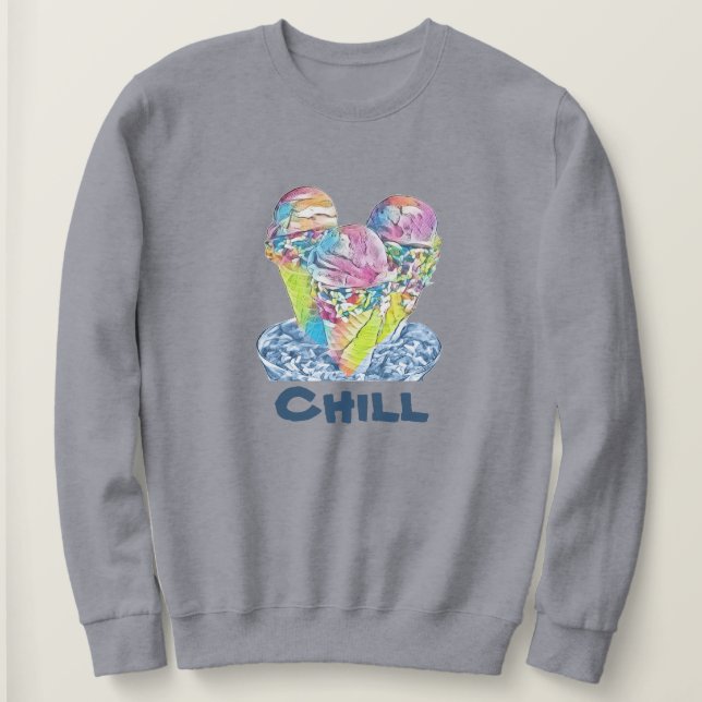Chill Ice Creme Sweatshirt (Design vorne)