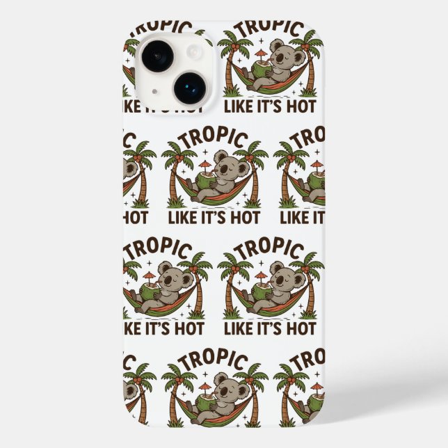 Chill Koala Vibes Case-Mate iPhone Hülle (Rückseite)