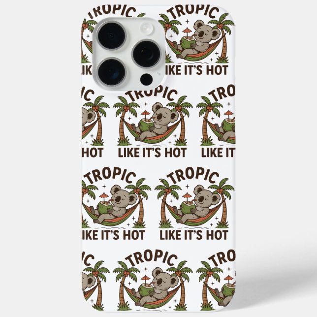 Chill Koala Vibes Case-Mate iPhone Hülle (Rückseite)