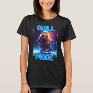 Chill Mode Panda Bear Tier Niedlich Panda 1 T-Shirt