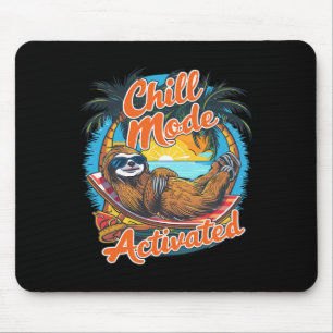 Chill-Modus Aktiviert Faultier-Hängematte Strand S Mousepad