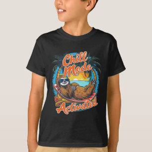 Chill-Modus Aktiviert Faultier-Hängematte Strand S T-Shirt