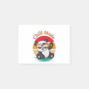 Chill-Modus-Panda Post-it Klebezettel