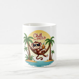 Chill Monkey Tropical Sunset Tasse