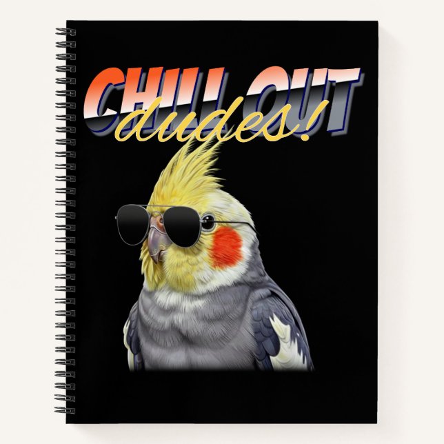 Chill Out Dudes  Notizbuch (Vorderseite)