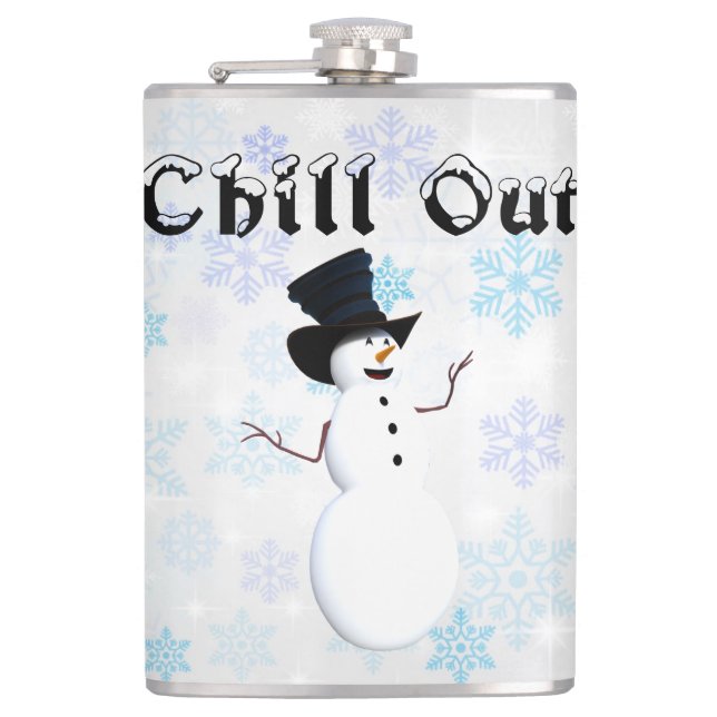 Chill Out Flask Flachmann (Vorderseite)