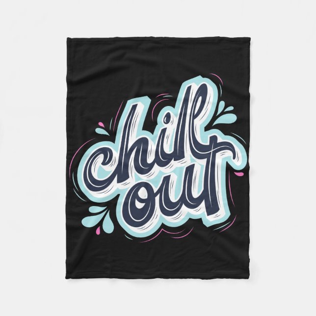 Chill Out Fleecedecke (Vorderseite)