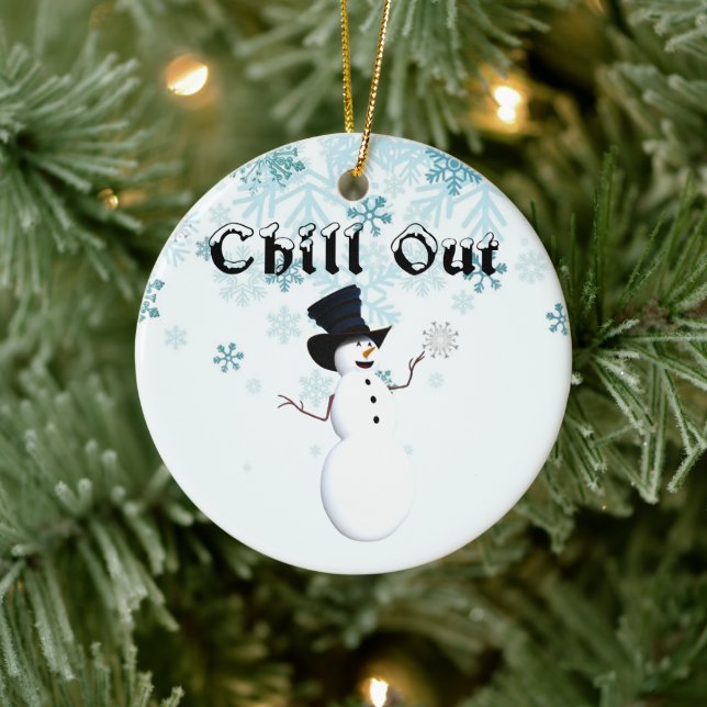 Chill Out Keramik Ornament (Baum)