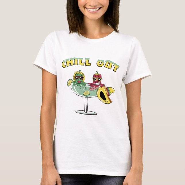Chill Out Margarita T-Shirt (Vorderseite)