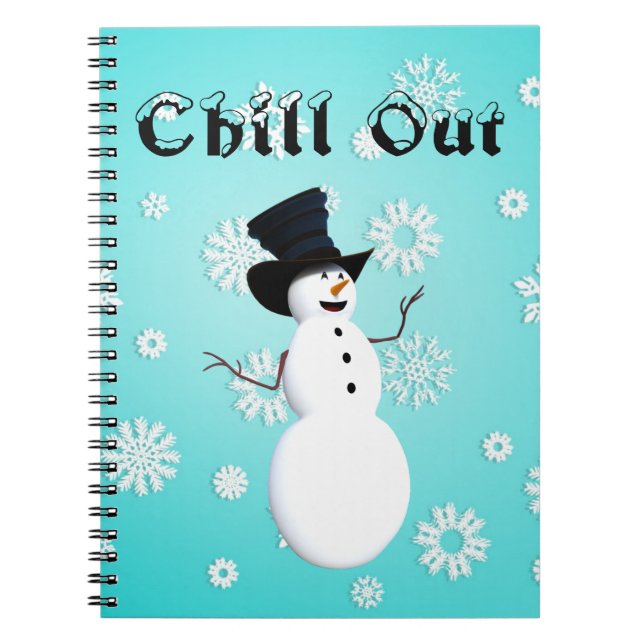 Chill Out Notebook Notizblock (Vorderseite)