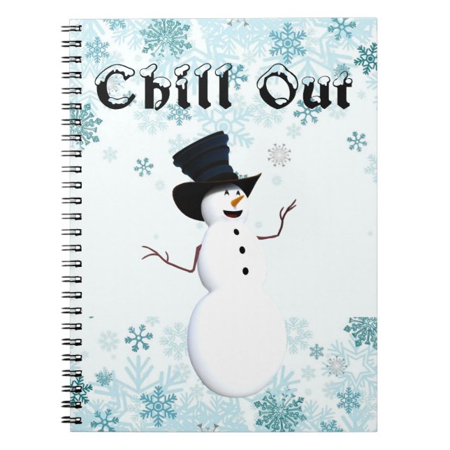 Chill Out Notebook Notizblock (Vorderseite)