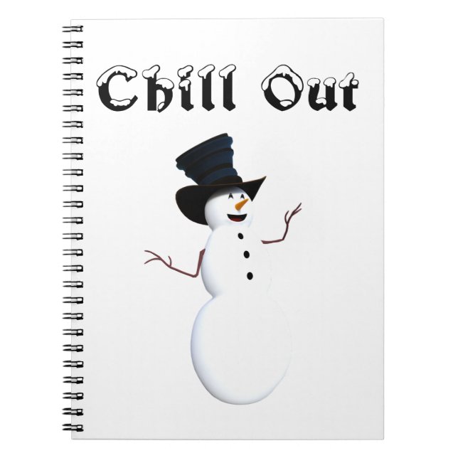 Chill Out Notebook Notizblock (Vorderseite)
