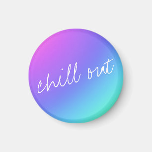 Chill Out Rainbow Magnet