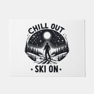 Chill out Ski on Fußmatte