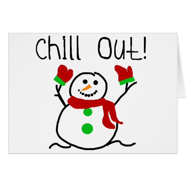 Chill Out Snowman (Vorderseite (Horizontal))