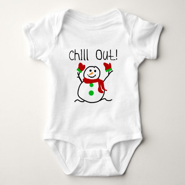 Chill Out Snowman Tshirts und Geschenke (Vorderseite)