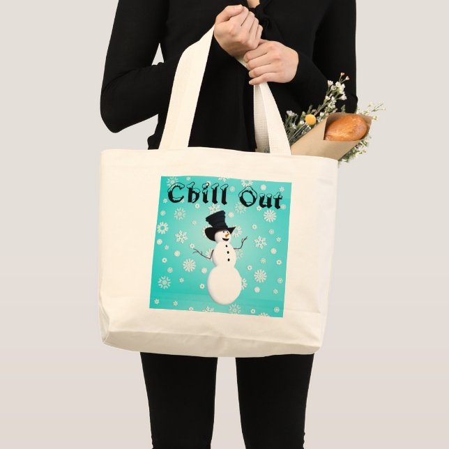 Chill Out Totbeutel Jumbo Stoffbeutel (Vorderseite (Produkt))