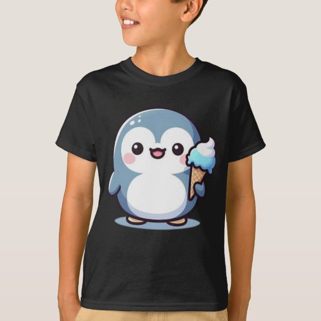 Chill Penguin – Sweetly Melting Moments T-Shirt (Vorderseite)