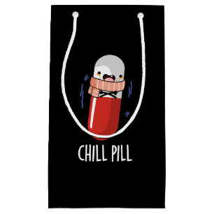 Chill Pill Funny Freezing Medicine Pub Kleine Geschenktüte