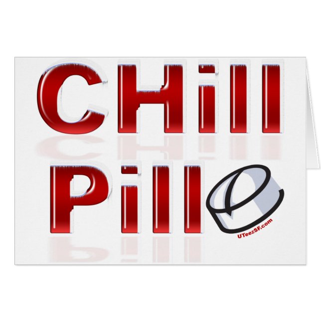 Chill Pill Funny PMS (Vorderseite (Horizontal))