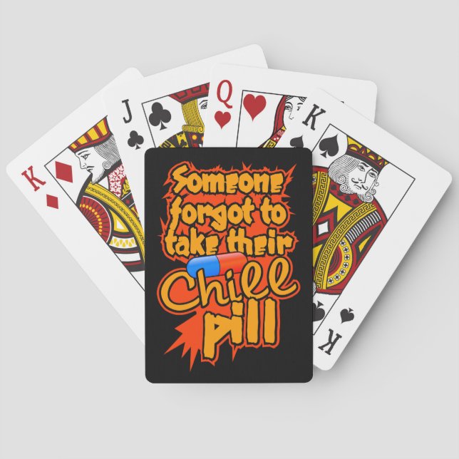 Chill Pill Spielkarten (Rückseite)