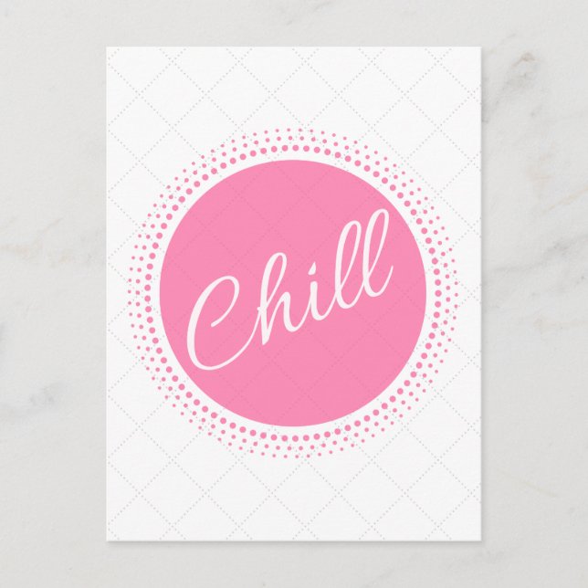 Chill Postkarte (Vorderseite)
