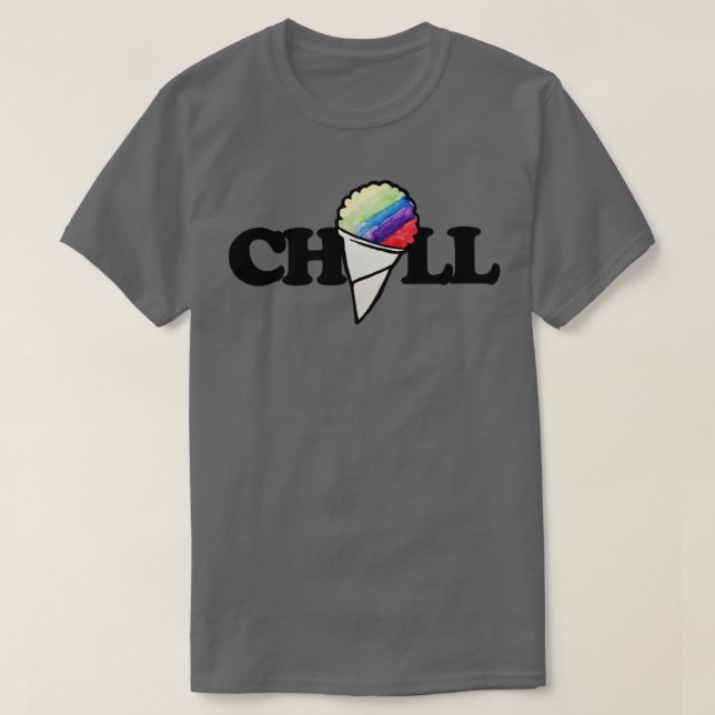 Chill Retro 80er Schneekessel T-Shirt (Design vorne)