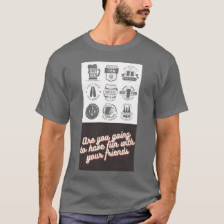 Chill Rum mit Ihren Freunden Retro T-Shirt