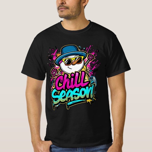 Chill Season – Relaxed Holiday Design T-Shirt (Vorderseite)
