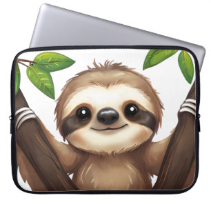 Chill Sloth Laptop Schlauch - Niedlich Anti-Hustle Laptopschutzhülle