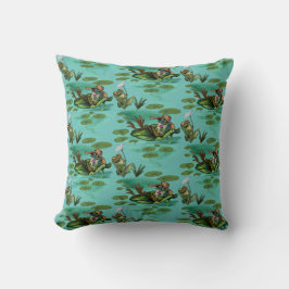 Chill Summer Frogs Kissen