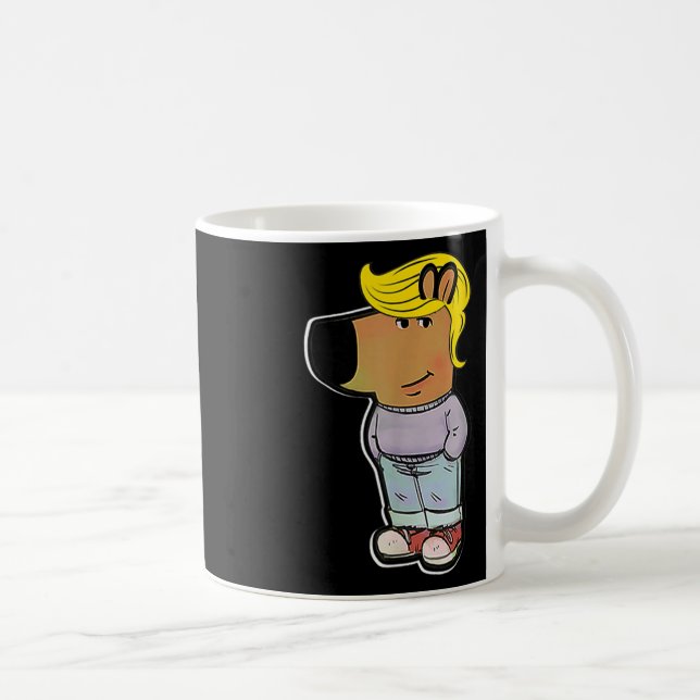 Chill Trump Meme Funny Chill Typ Meme Kaffeetasse (Rechts)