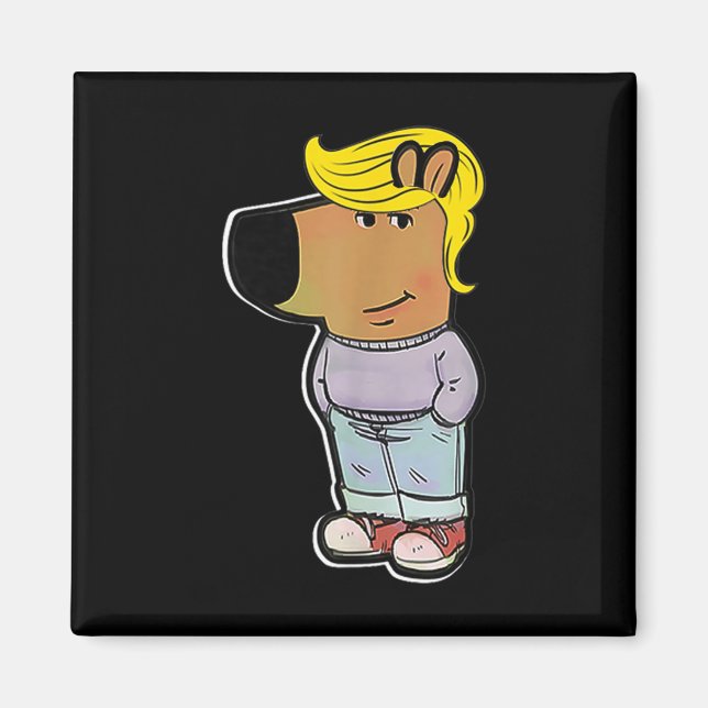 Chill Trump Meme Funny Chill Typ Meme Magnet (Vorne)