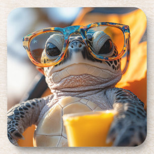 Chill-Turtle Getränkeuntersetzer