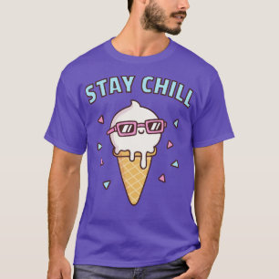 Chill Vanilla Ice bleibe mit Sonnenbrille T-Shirt