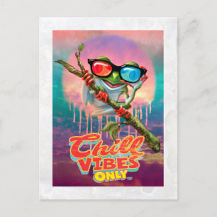 Chill Vibes Only 3D Tree Frog Postkarte