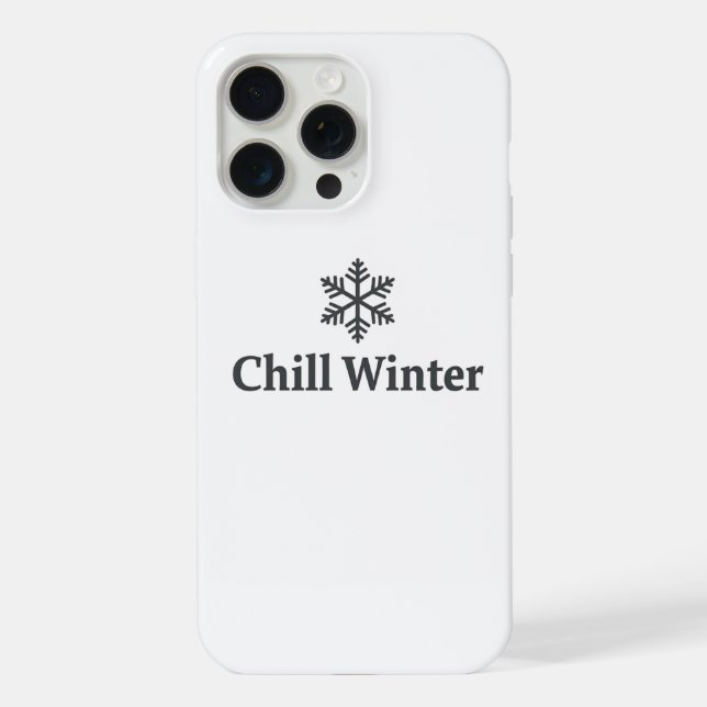 Chill Winter iPhone-Hülle iPhone Hülle (Rückseite)