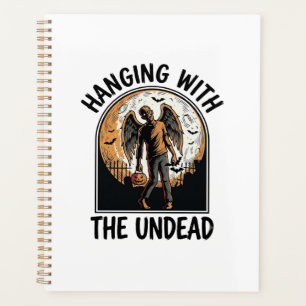 Chill Zombie-Shirt Vintage-Halloween-Grafik_1 Planer